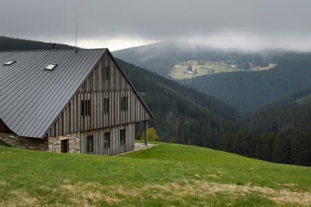 A House in a Mountain Meadow